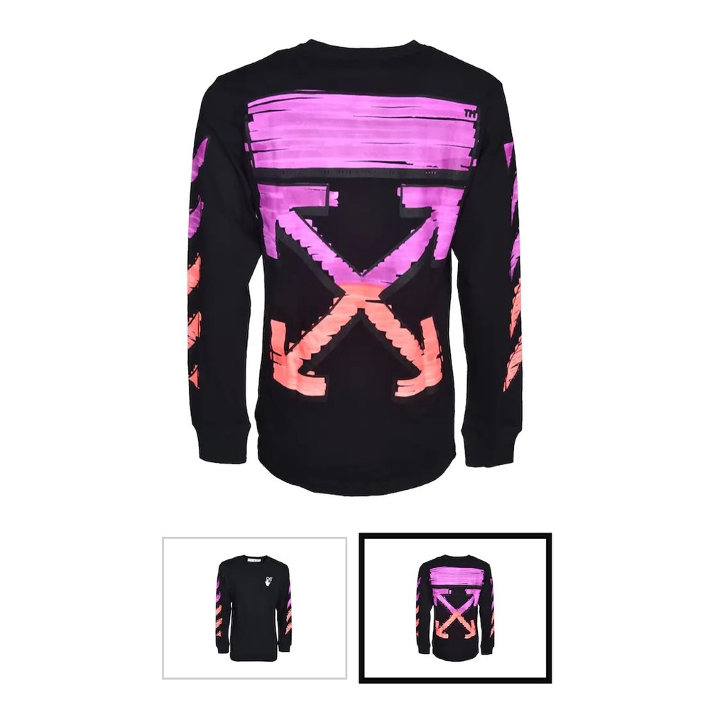 Off-white diagonal striped shirt
